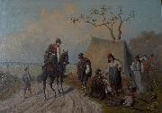 Encampment of horse keepers unknow artist